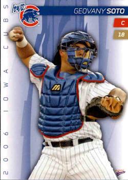 2006 MultiAd Iowa Cubs #24 Geovany Soto Front
