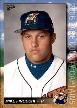 2006 MultiAd Lake County Captains #10 Mike Finocchi Front
