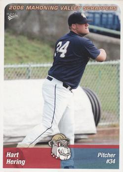 2006 MultiAd Mahoning Valley Scrappers #8 Hart Hering Front