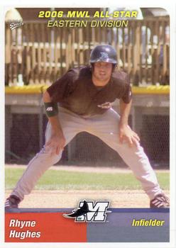 2006 MultiAd Midwest League All-Stars Eastern Division #5 Rhyne Hughes Front