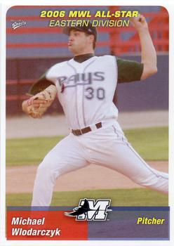 2006 MultiAd Midwest League All-Stars Eastern Division #6 Michael Wlodarczyk Front