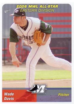 2006 MultiAd Midwest League All-Stars Eastern Division #7 Wade Davis Front