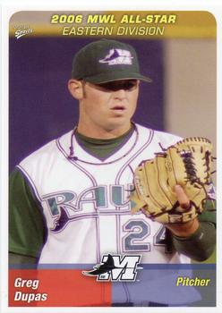 2006 MultiAd Midwest League All-Stars Eastern Division #9 Greg Dupas Front