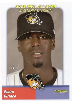 2006 MultiAd Midwest League All-Stars Eastern Division #10 Pedro Ciriaco Front