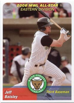 2006 MultiAd Midwest League All-Stars Eastern Division #19 Jeff Baisley Front