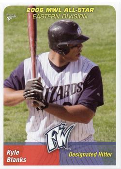 2006 MultiAd Midwest League All-Stars Eastern Division #24 Kyle Blanks Front