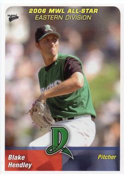 2006 MultiAd Midwest League All-Stars Eastern Division #33 Blake Hendley Front