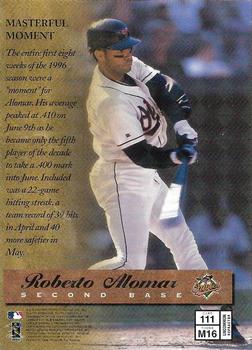 1997 Finest - Embossed Refractor #111 Roberto Alomar Back