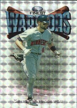 1997 Finest - Embossed Refractor #140 Chuck Knoblauch Front