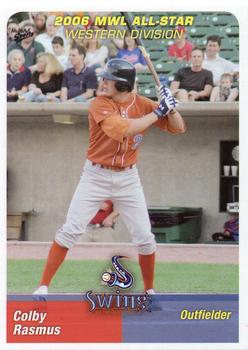 2006 MultiAd Midwest League All-Stars Western Division #1 Colby Rasmus Front
