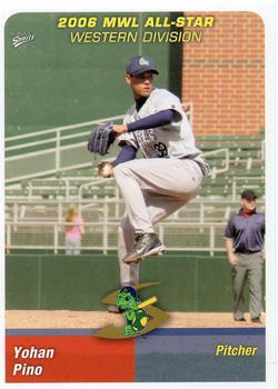 2006 MultiAd Midwest League All-Stars Western Division #31 Yohan Pino Front