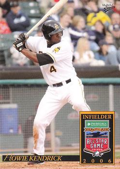 2006 MultiAd Pacific Coast League All-Stars #4 Howie Kendrick Front