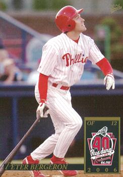 2006 MultiAd Reading Phillies #2 Peter Bergeron Front