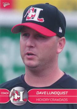 2007 MultiAd Hickory Crawdads #2 Dave Lundquist Front