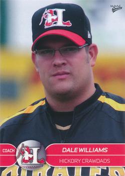 2007 MultiAd Hickory Crawdads #5 Dale Williams Front