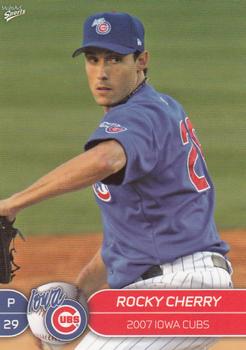2007 MultiAd Iowa Cubs #4 Rocky Cherry Front
