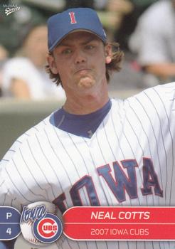 2007 MultiAd Iowa Cubs #6 Neal Cotts Front