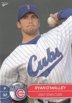 2007 MultiAd Iowa Cubs #15 Ryan O'Malley Front