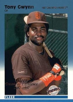 1997 Fleer - Decade of Excellence Rare Traditions #4 Tony Gwynn Front