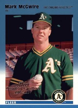1997 Fleer - Decade of Excellence Rare Traditions #7 Mark McGwire Front