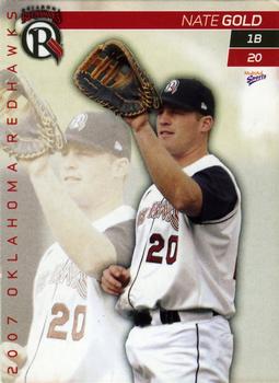2007 MultiAd Oklahoma RedHawks #7 Nate Gold Front