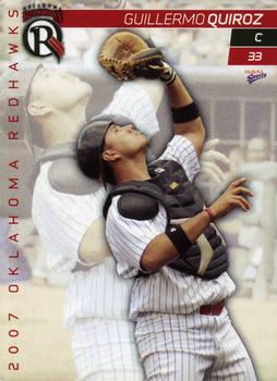 2007 MultiAd Oklahoma RedHawks #14 Guillermo Quiroz Front