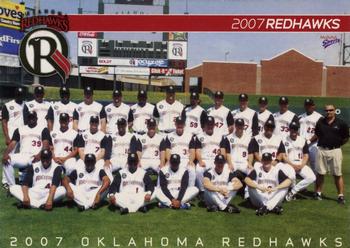 2007 MultiAd Oklahoma RedHawks #34 Team Checklist Front