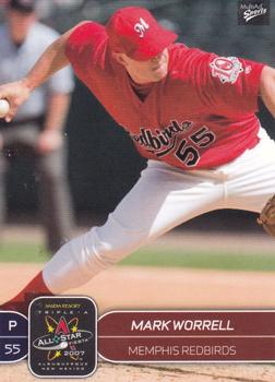 2007 MultiAd Pacific Coast League All-Stars #29 Mark Worrell Front