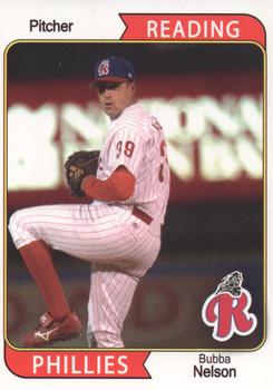 2007 MultiAd Reading Phillies #20 Bubba Nelson Front