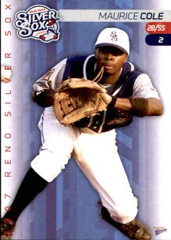 2007 MultiAd Reno Silver Sox #6 Maurice Cole Front