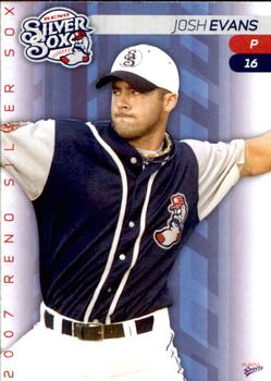 2007 MultiAd Reno Silver Sox #8 Josh Evans Front