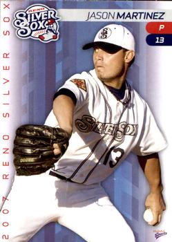 2007 MultiAd Reno Silver Sox #15 Jason Martinez Front