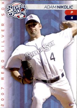 2007 MultiAd Reno Silver Sox #18 Adam Nikolic Front