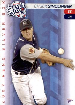 2007 MultiAd Reno Silver Sox #23 Chuck Sindlinger Front