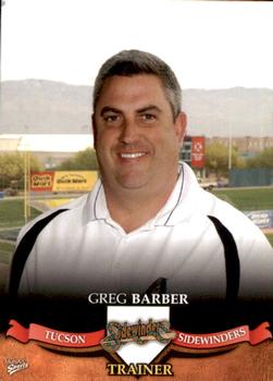 2007 MultiAd Tucson Sidewinders #1 Greg Barber Front