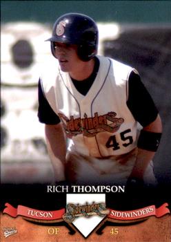 2007 MultiAd Tucson Sidewinders #33 Rich Thompson Front