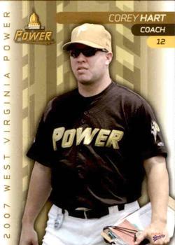 2007 MultiAd West Virginia Power #31 Corey Hart Front