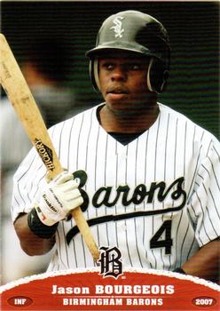 2007 Grandstand Birmingham Barons #NNO Jason Bourgeois Front