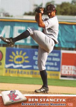 2007 Grandstand Brevard County Manatees #NNO Ben Stanczyk Front
