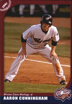 2007 Grandstand Carolina League All-Stars #NNO Aaron Cunningham Front