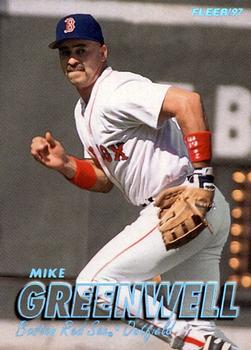 1997 Fleer - Tiffany #24 Mike Greenwell Front