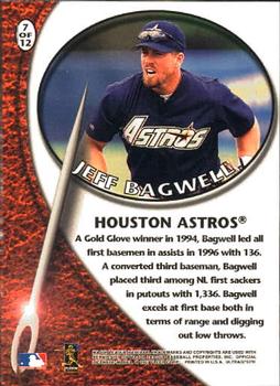 1997 Ultra - Leather Shop #7 Jeff Bagwell Back