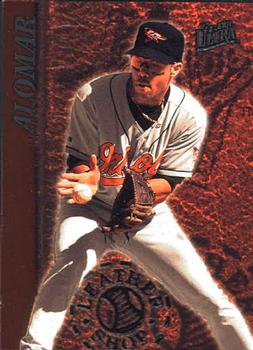 1997 Ultra - Leather Shop #8 Roberto Alomar Front