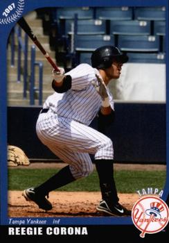 2007 Grandstand Tampa Yankees #NNO Reegie Corona Front