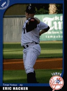 2007 Grandstand Tampa Yankees #NNO Eric Hacker Front