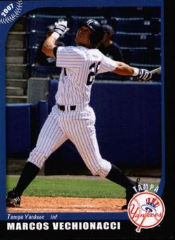 2007 Grandstand Tampa Yankees #NNO Marcos Vechionacci Front