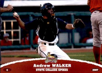 2007 Grandstand State College Spikes #30 Andrew Walker Front
