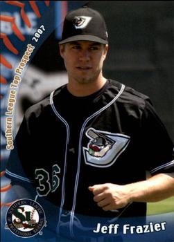 2007 Grandstand Southern League Top Prospects #6 Jeff Frazier Front