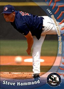 2007 Grandstand Southern League Top Prospects #11 Steve Hammond Front