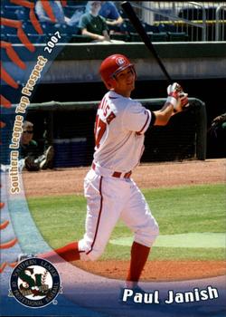 2007 Grandstand Southern League Top Prospects #16 Paul Janish Front